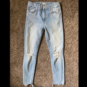 Mother Light wash skinny jeans size 26